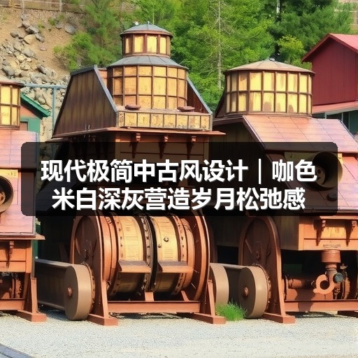 现代极简中古风设计｜咖色米白深灰营造岁月松弛感(图1)