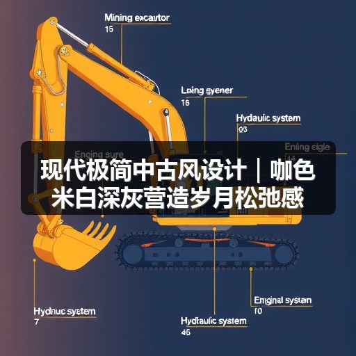 现代极简中古风设计｜咖色米白深灰营造岁月松弛感(图2)