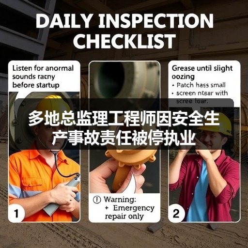 多地总监理工程师因安全生产事故责任被停执业(图1) 多地总监理工程师因安全生产事故责任被停执业(图1)