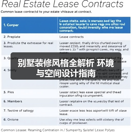 别墅装修风格全解析 环境与空间设计指南(图2)