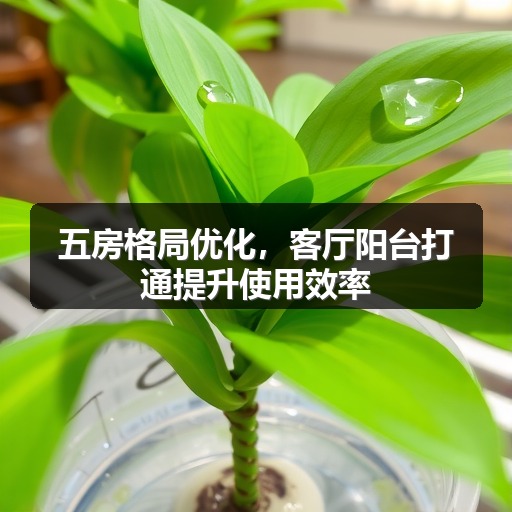 五房格局优化，客厅阳台打通提升使用效率