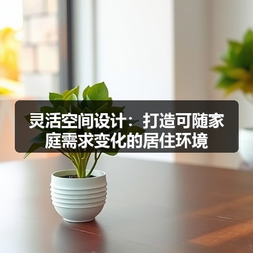 灵活空间设计：打造可随家庭需求变化的居住环境