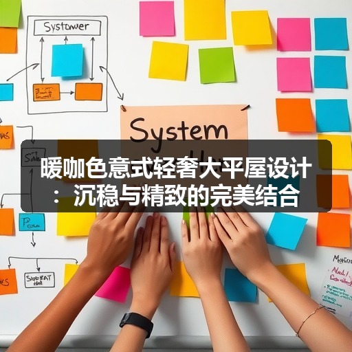 暖咖色意式轻奢大平屋设计：沉稳与精致的完美结合(图2)