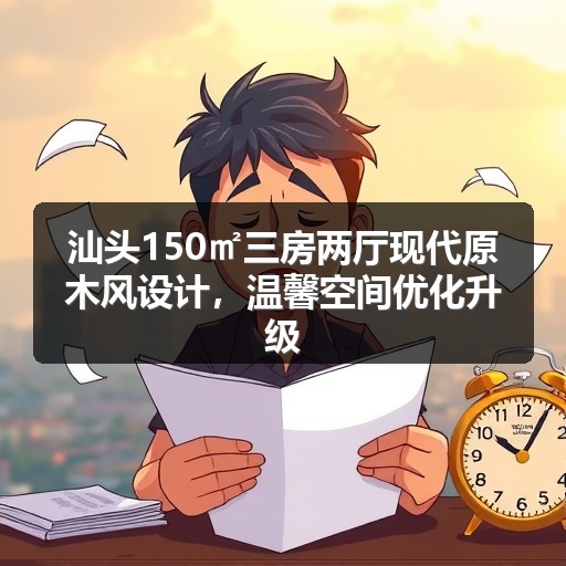 汕头150㎡三房两厅现代原木风设计,温馨空间优化升级(图1) 汕头150㎡三房两厅现代原木风设计,温馨空间优化升级(图1)