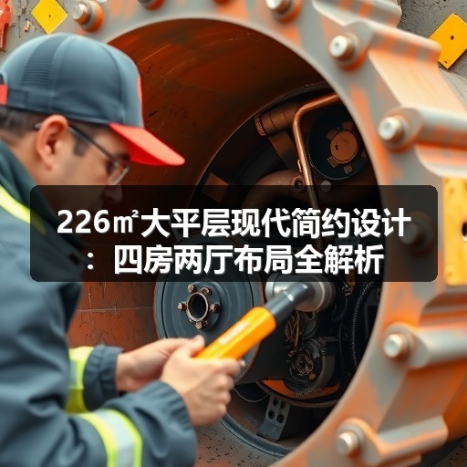 226㎡大平层现代简约设计：四房两厅布局全解析(图2)
