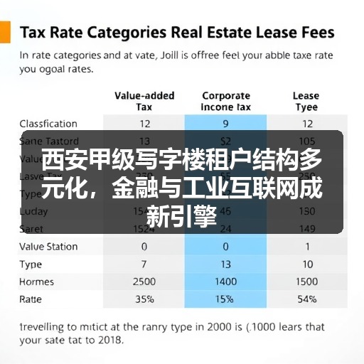 西安甲级写字楼租户结构多元化,金融与工业互联网成新引擎(图2) 西安甲级写字楼租户结构多元化,金融与工业互联网成新引擎(图2)
