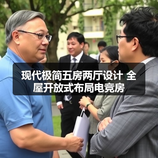 现代极简五房两厅设计 全屋开放式布局电竞房