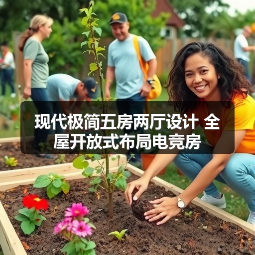 现代极简五房两厅设计 全屋开放式布局电竞房(图1) 现代极简五房两厅设计 全屋开放式布局电竞房(图1)