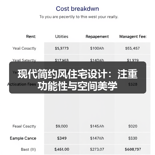 现代简约风住宅设计：注重功能性与空间美学