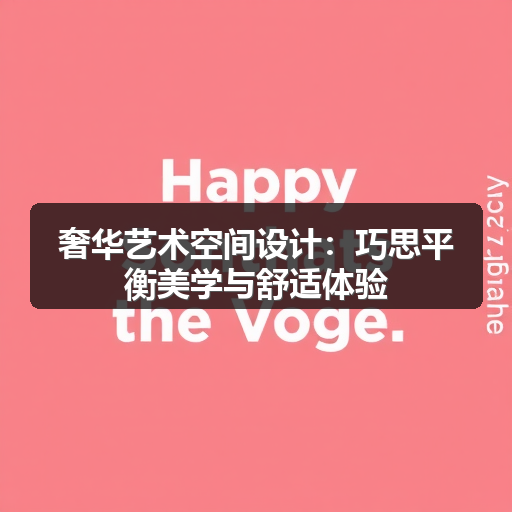 奢华艺术空间设计：巧思平衡美学与舒适体验