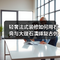 轻奢法式装修如何用石膏与大理石演绎复古优雅?(图3) 轻奢法式装修如何用石膏与大理石演绎复古优雅?(图3)
