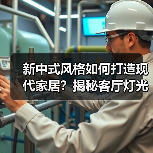 新中式风格如何打造现代家居？揭秘客厅灯光与餐厅布局