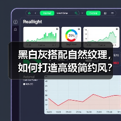 黑白灰搭配自然纹理，如何打造高级简约风？（图4）