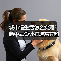 城市慢生活怎么实现？新中式设计打造东方韵味居所