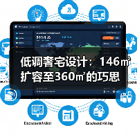 低调奢宅设计：146㎡扩容至360㎡的巧思