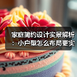 家庭简约设计实景解析：小户型怎么布局更实用？