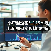 小户型逆袭！115㎡现代风如何实现储物空间最大化？（图4）