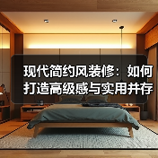 现代简约风装修：如何打造高级感与实用并存的家？（图2）