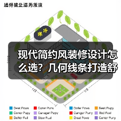 现代简约风装修设计怎么选？几何线条打造舒适空间（图4）