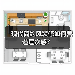 现代简约风格如何实现空间层次感与实用性的平衡？-辰飞雨灵泉装