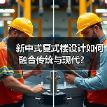 新中式复式楼设计如何融合传统与现代？（图4）