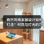自然风格家居设计如何打造？材质与灯光的巧妙运用