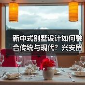 新中式别墅设计如何融合传统与现代？兴安留园别墅解析（图4）