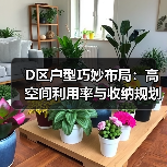 D区户型巧妙布局：高空间利用率与收纳规划解析（图2）