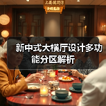 新中式大横厅设计多功能分区解析（图4）