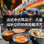 法式中古风设计：儿童成长空间的优雅解决方案