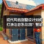 现代风格别墅设计如何打造治愈系花园？智能生态+隐形收纳全解析