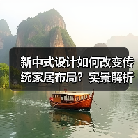 新中式设计如何改变传统家居布局？实景解析（图3）