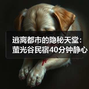 逃离都市的隐秘天堂:萤光谷民宿40分钟静心之旅(图3) 逃离都市的隐秘天堂:萤光谷民宿40分钟静心之旅(图3)