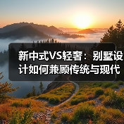 新中式VS轻奢：别墅设计如何兼顾传统与现代？（图3）