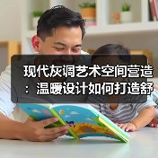 现代灰调艺术空间营造：温暖设计如何打造舒适家居（图2）