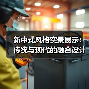 新中式风格实景展示：传统与现代的融合设计（图2）