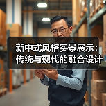 新中式风格实景展示：传统与现代的融合设计（图3）