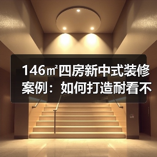 146㎡四房新中式装修案例:如何打造耐看不落伍的家居(图3) 146㎡四房新中式装修案例:如何打造耐看不落伍的家居(图3)
