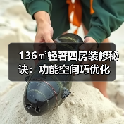 136㎡轻奢四房装修秘诀:功能空间巧优化(图4) 136㎡轻奢四房装修秘诀:功能空间巧优化(图4)
