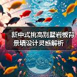 新中式挑高别墅岩板背景墙设计灵感解析