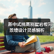 新中式挑高别墅岩板背景墙设计灵感解析（图3）