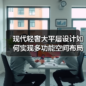 现代轻奢大平层设计如何实现多功能空间布局优化(图3) 现代轻奢大平层设计如何实现多功能空间布局优化(图3)
