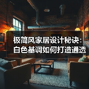 极简风家居设计秘诀：白色基调如何打造通透空间？