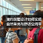 简约别墅设计如何实现自然采光与舒适空间平衡？
