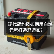 现代简约风如何用自然元素打造舒适家？（图2）