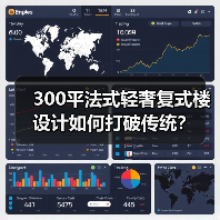 300平法式轻奢复式楼设计如何打破传统？（图2）