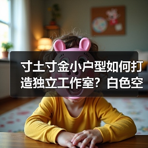 寸土寸金小户型如何打造独立工作室？白色空间设计巧用自然光