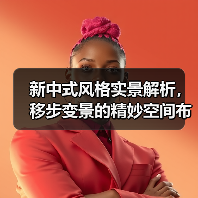 新中式风格实景解析，移步变景的精妙空间布局