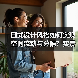 日式设计风格如何实现空间流动与分隔？实景解析（图2）