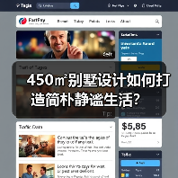 450㎡别墅设计如何打造简朴静谧生活？（图3）